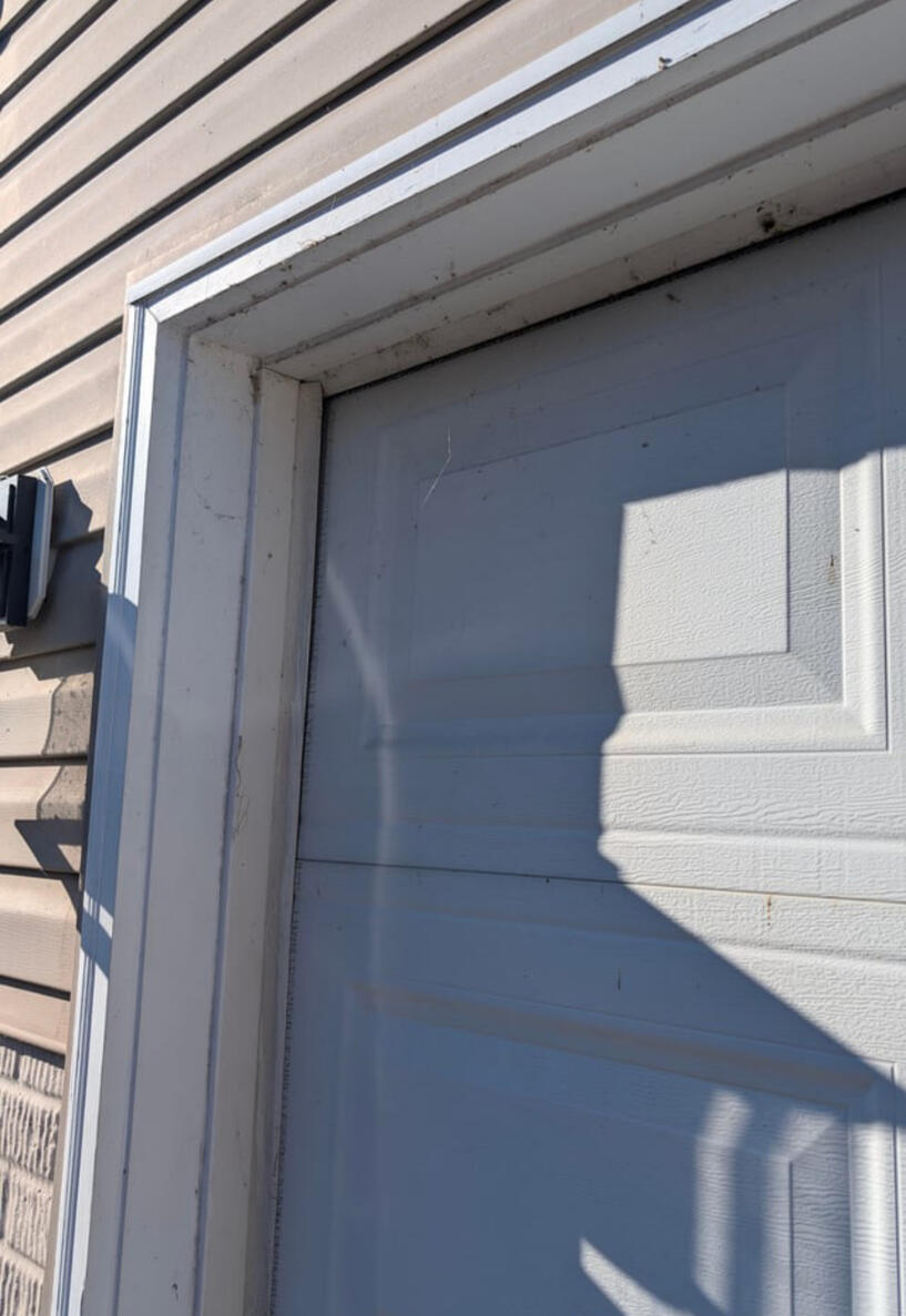 Light Showing Around Your Garage Door Light Showing Around Your Garage Door outside photo